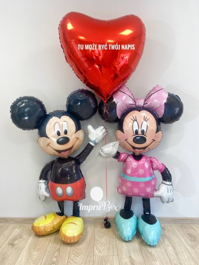 Mickey i Minnie z sercem