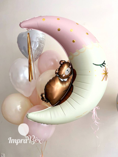 Miś na księżycu dla dziewczynki