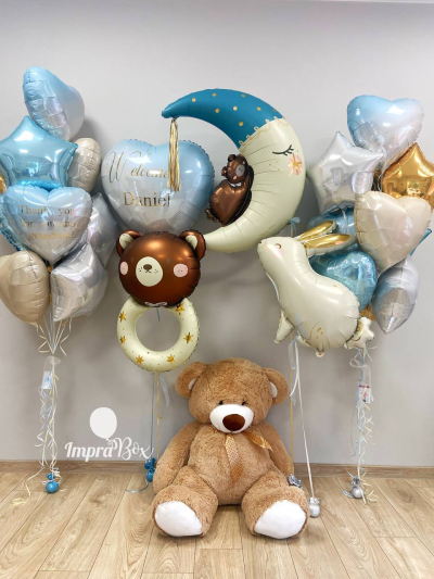 Delux zestaw na Narodziny Maluszka (rozmiar XL)