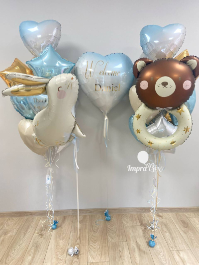 Delux zestaw na Narodziny Maluszka (rozmiar L)