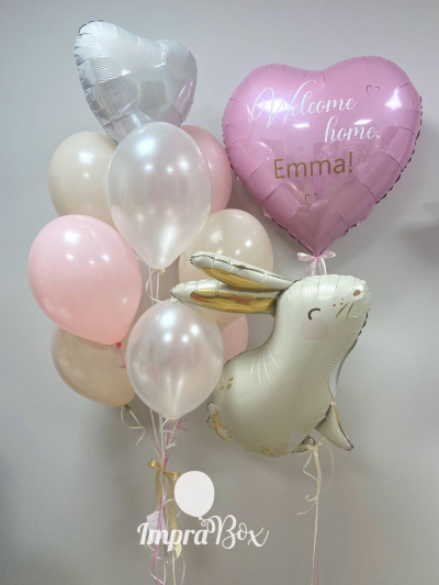 Króliczek - zestaw na narodziny (rozmiar M)