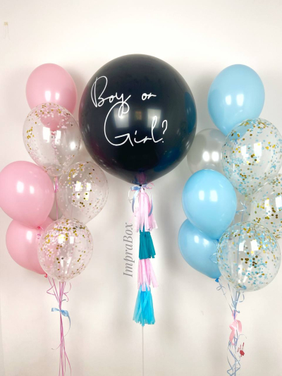 Zestaw na Gender Party (rozmiar M)