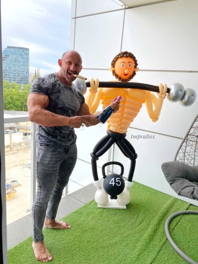 Podobizna balonowa pana Radka S.